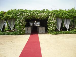 Entrada Ceremonia civil en la pérgola Dehesa Bolaños