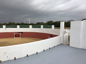 Grada plaza de toros Dehesa Bolaños