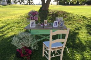 Mesa de firmas - Boda Carolina & Jesús en Dehesa Bolaños