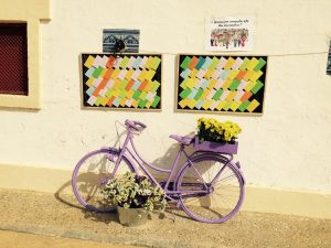 Tarjetas invitados bicicleta - Boda Isabel & Manolo en Dehesa Bolaños