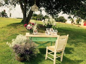 Mesa de firmas - Boda Isabel & Manolo en Dehesa Bolaños