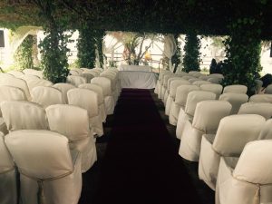Ceremonia civil en la pérgola - Boda Isabel & Manolo en Dehesa Bolaños