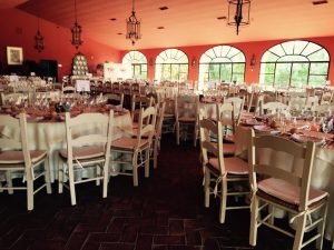 Almuerzo en salón - Boda Isabel & Manolo en Dehesa Bolaños