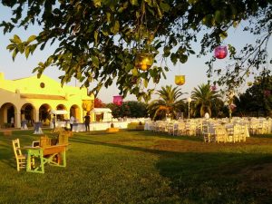 Jardín decorado - Boda Rocío & Leo en Dehesa Bolaños