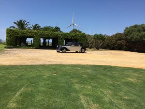 Coche novios - Boda Tamara & Borja en Dehesa Bolaños