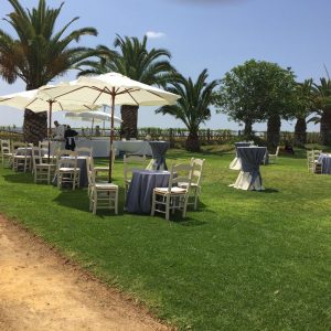 Aperitivo en el jardín - Comunión Antonio en Dehesa Bolaños