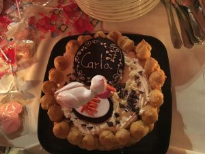 Tarta - Bautizo Carla en Dehesa Bolaños