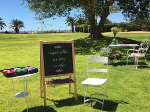 Salvatacones para invitadas - Boda Inma & David en Dehesa Bolaños
