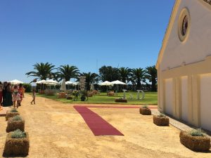 Entrada invitados - Boda Inma & David en Dehesa Bolaños