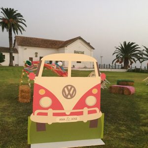 Photocall - Boda Ana & Jose en Dehesa Bolaños