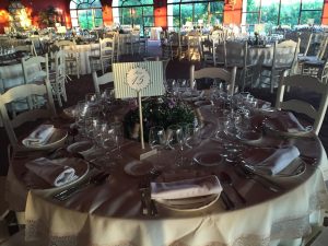 Mesas salón cena - Boda María & Luis en Dehesa Bolaños