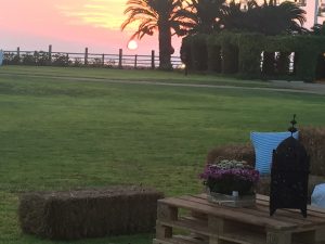 Puesta de sol bahía de Cádiz - Boda Ana & Pablo en Dehesa Bolaños