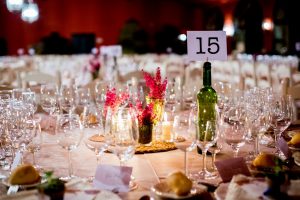 Centros de mesa - Boda María & Ale en Dehesa Bolaños