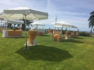 Apertivo en jardín - Boda Azahara & J. Enrique en Dehesa Bolaños