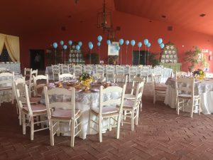 Almuerzo en salón - Comunión Alejandro en Dehesa Bolaños