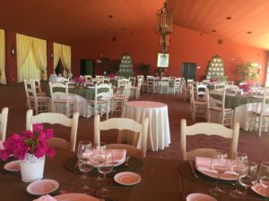 Salón almuerzo - Comunión Paloma en Dehesa Bolaños
