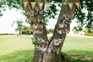 Árbol de los deseos con fotos - Boda Inma & Ronan en Dehesa Bolaños